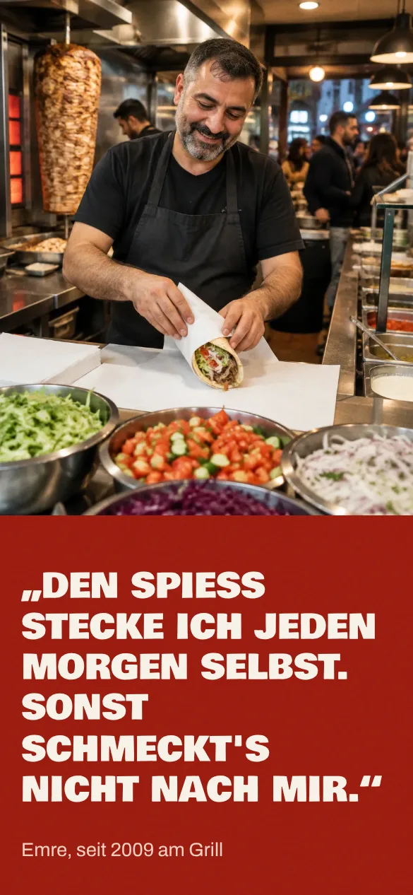 Emre am Grill, Fallbeispiel Dönerladen