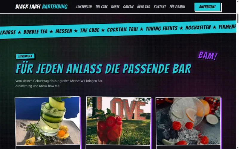 Laufband und Leistungen: Für jeden Anlass die passende Bar